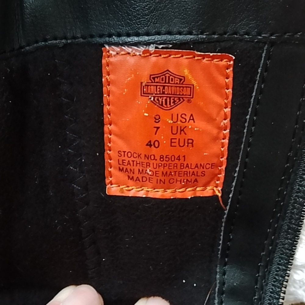 Harley Davidson Leather Buckle Boots 9 - Picture 15 of 16